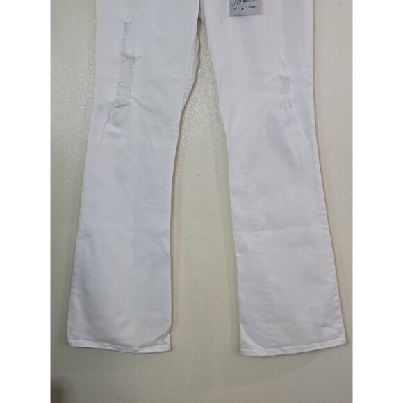 Hydraulic Curvy Lola Fit Jeans Womens Size 11/12 Bootcut White Y2K Juniors - Picture 5 of 13